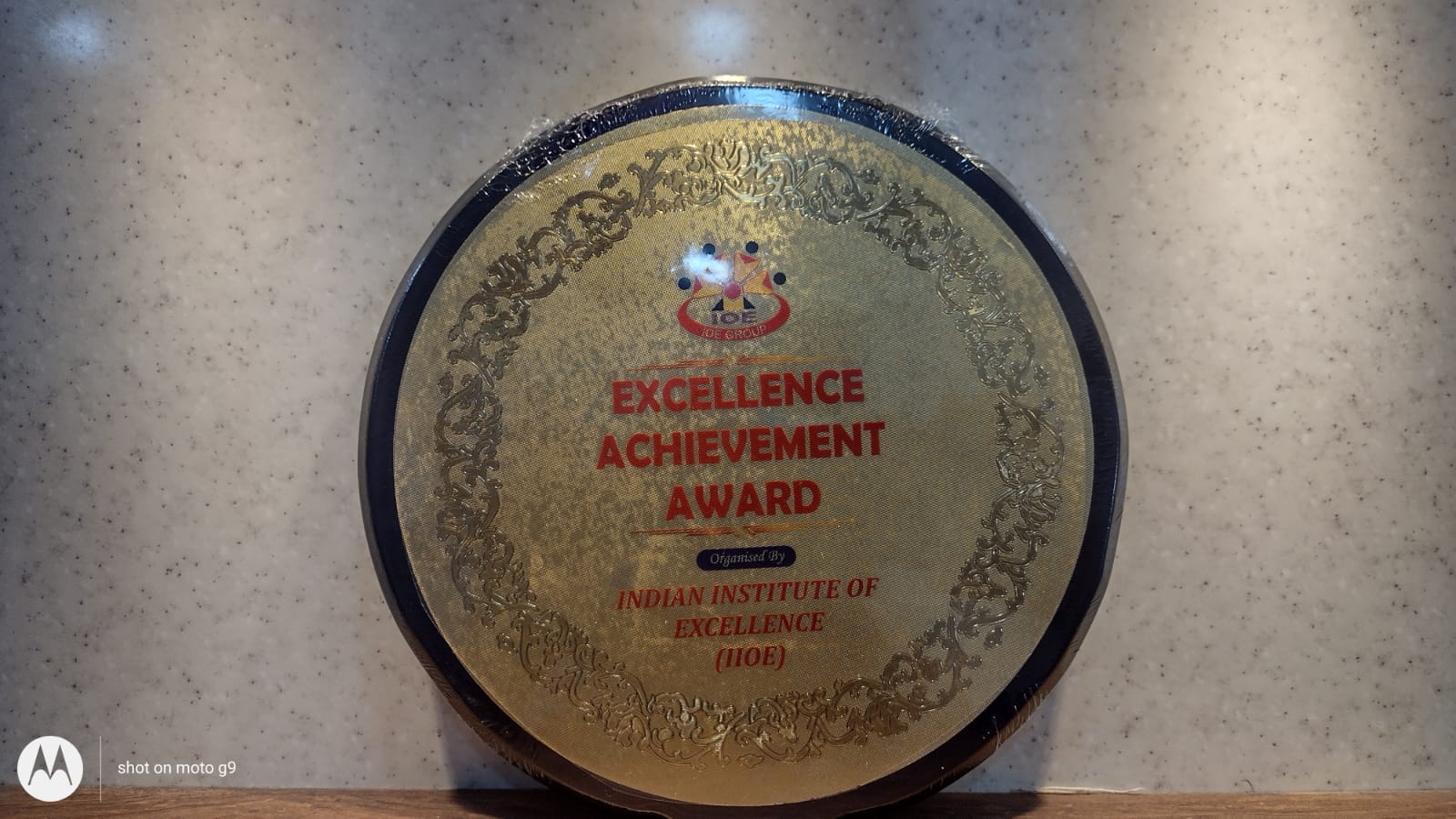 Awarded at Mumbai IOE convention