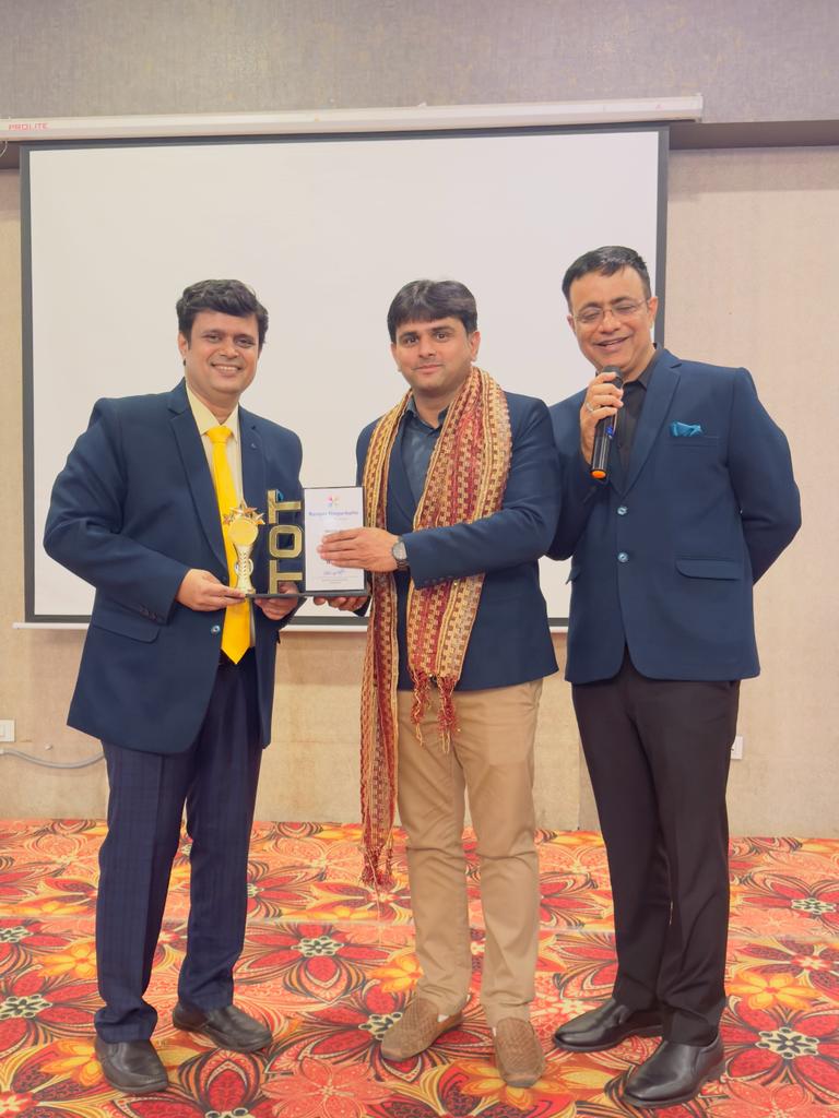TOT Award honored by Ranjan Nagarkatte Sir @ Hotel Regenta