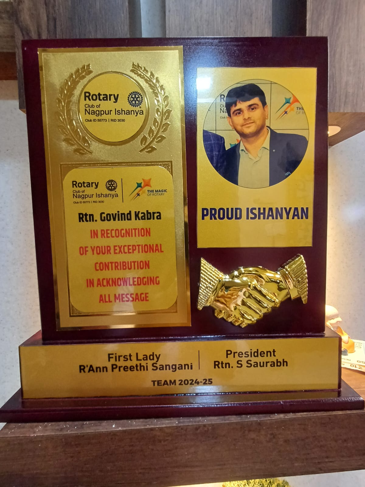 Felicitated by 